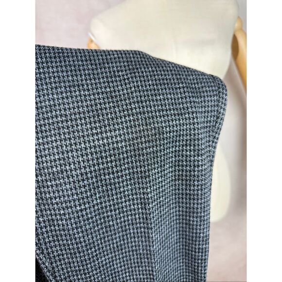 Vintage Pants with Suspenders Houndstooth 1980s 1990s Size Small Grunge Goth Alt - Picture 7 of 9